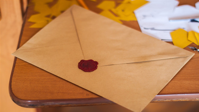 letter format envelope