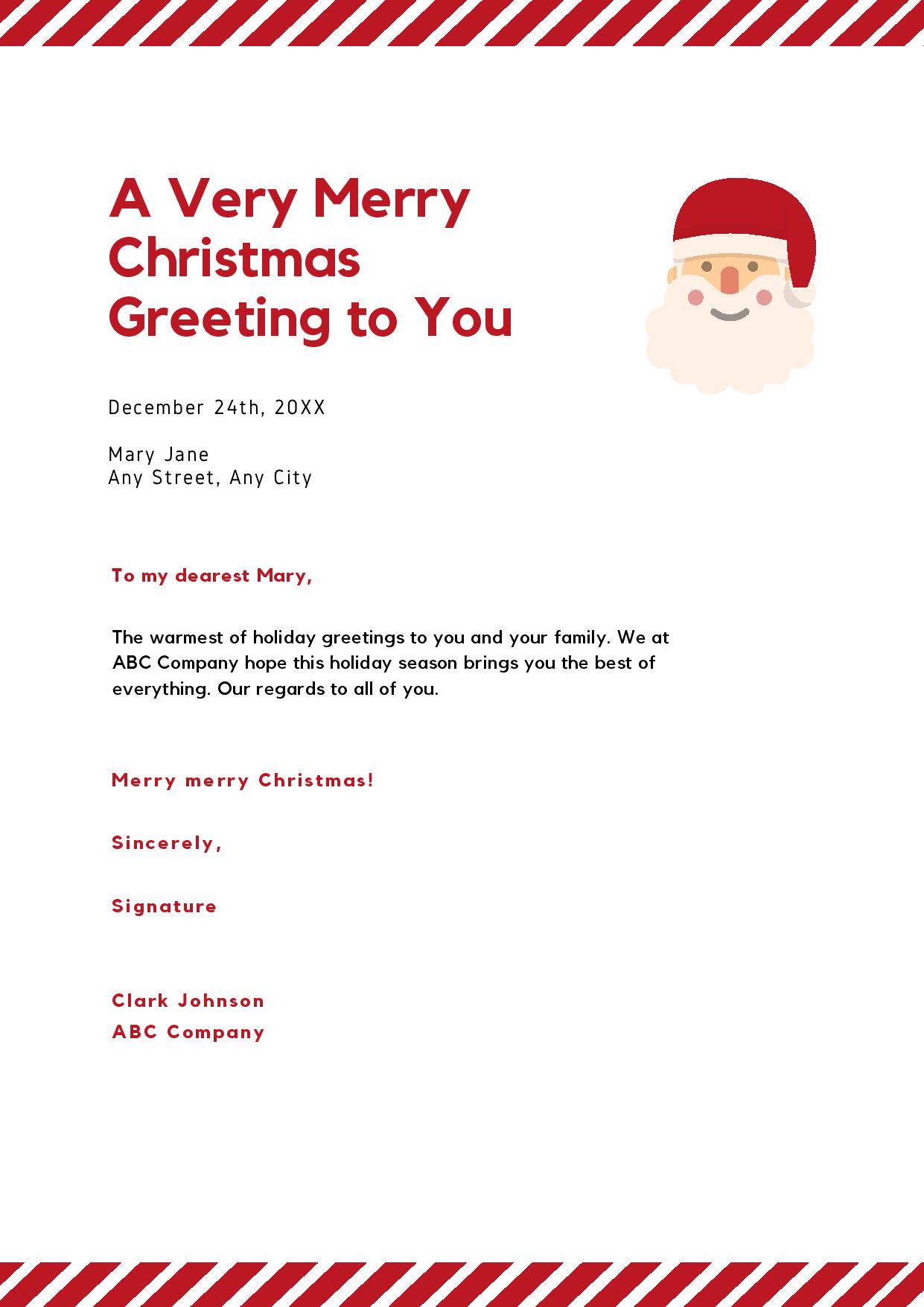 This short letter wishes an employee or business associate holiday greetings. This is particularly useful for those employees or business associates whose religion is not covered by the standard business greeting cards