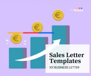 sales letters templates promoting product or service