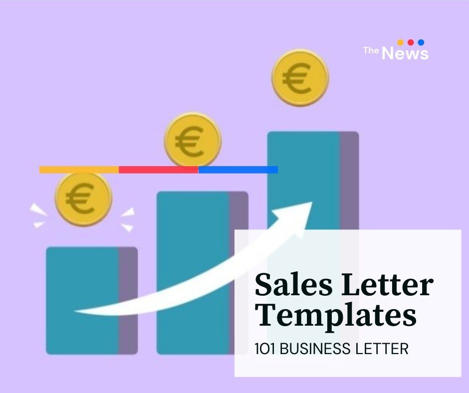 sales letters templates promoting product or service