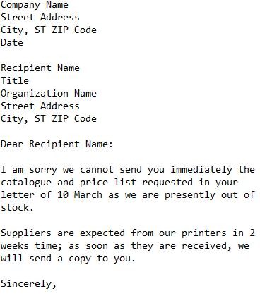 my reply may be delayed