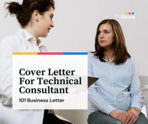 cover letter for technical consultant