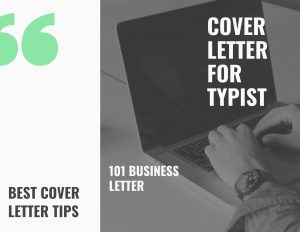 cover letter for typist