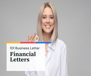 financial letters sample