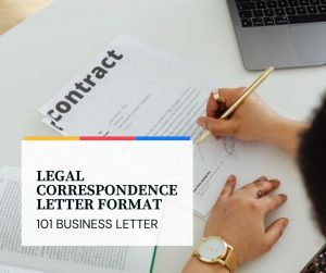 legal correspondence letter format
