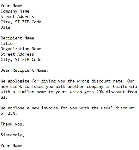 Letter Reply To Enquiry About Discount Rate | 101 Business Letter