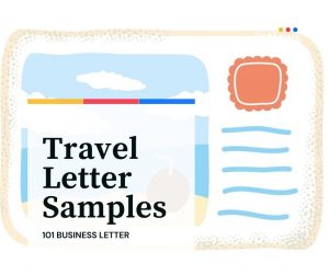 travel letter samples