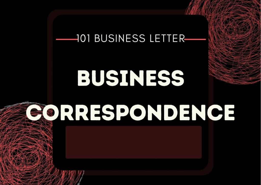 business correspondence