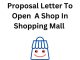 proposal letter to open a shop in shopping mall
