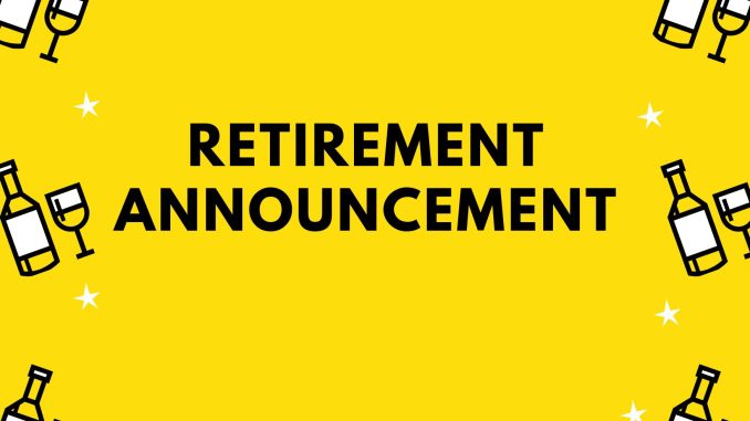 retirement announcement